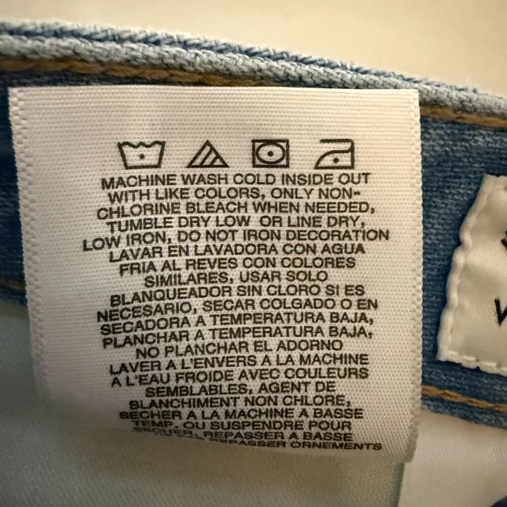 Wrangler Bonnie 683 Loose Flare High Rise Denim Jeans Women's 29x32 Blue NWOT - Picture 15 of 15